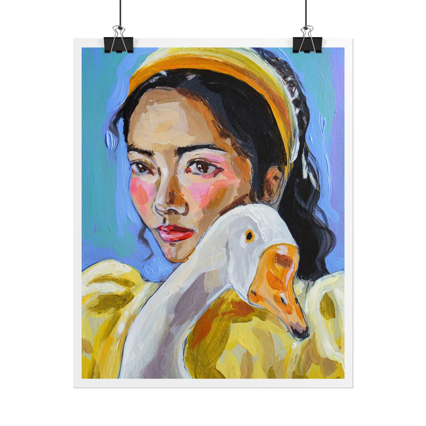 Girl with duck