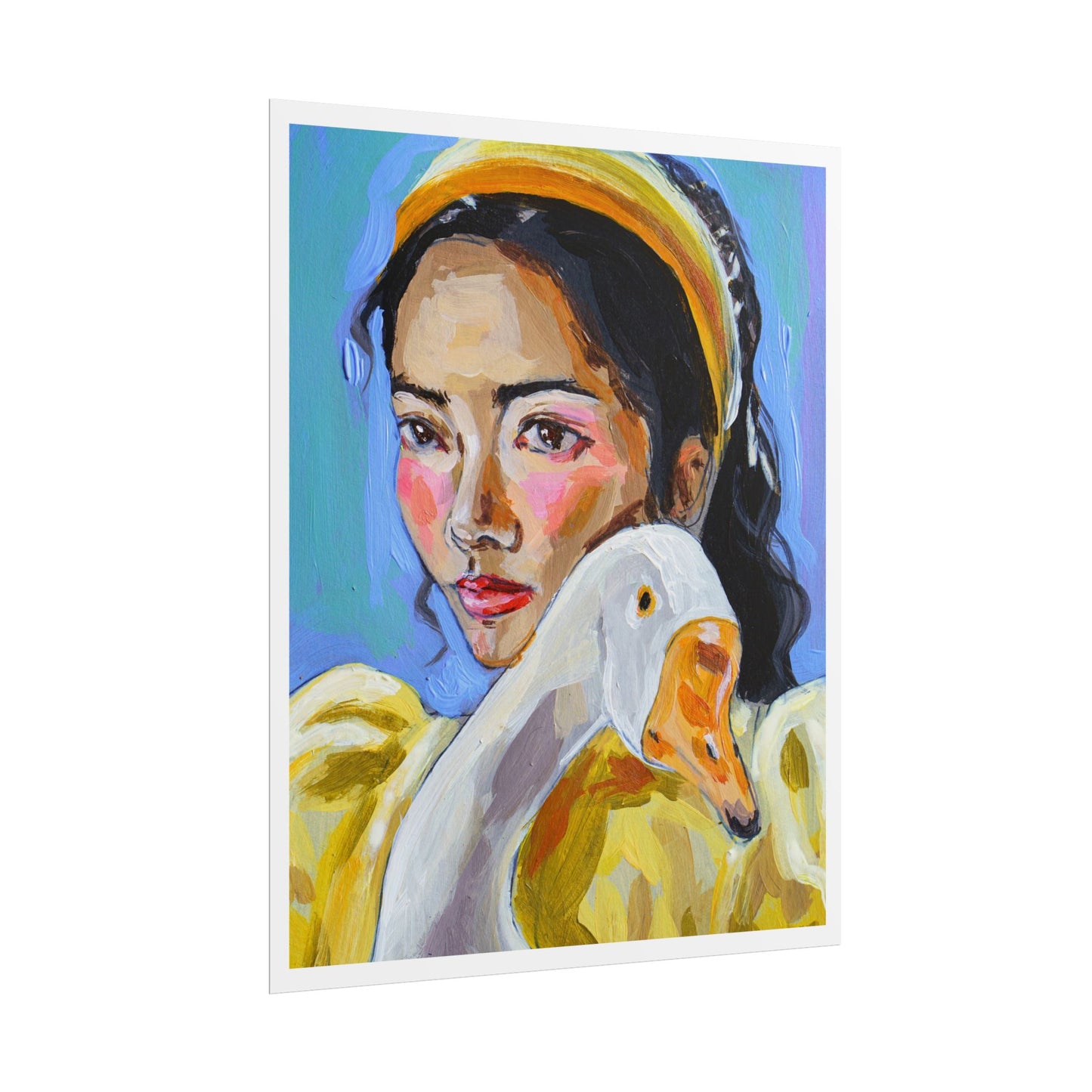 Girl with duck