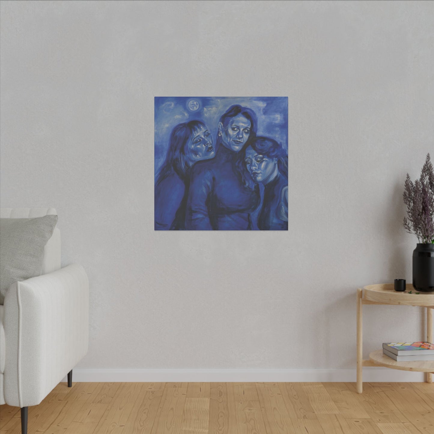 BLUE Canvas Print